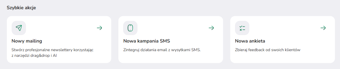 Szybkie akcje