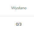 Widok postępu wysyłki