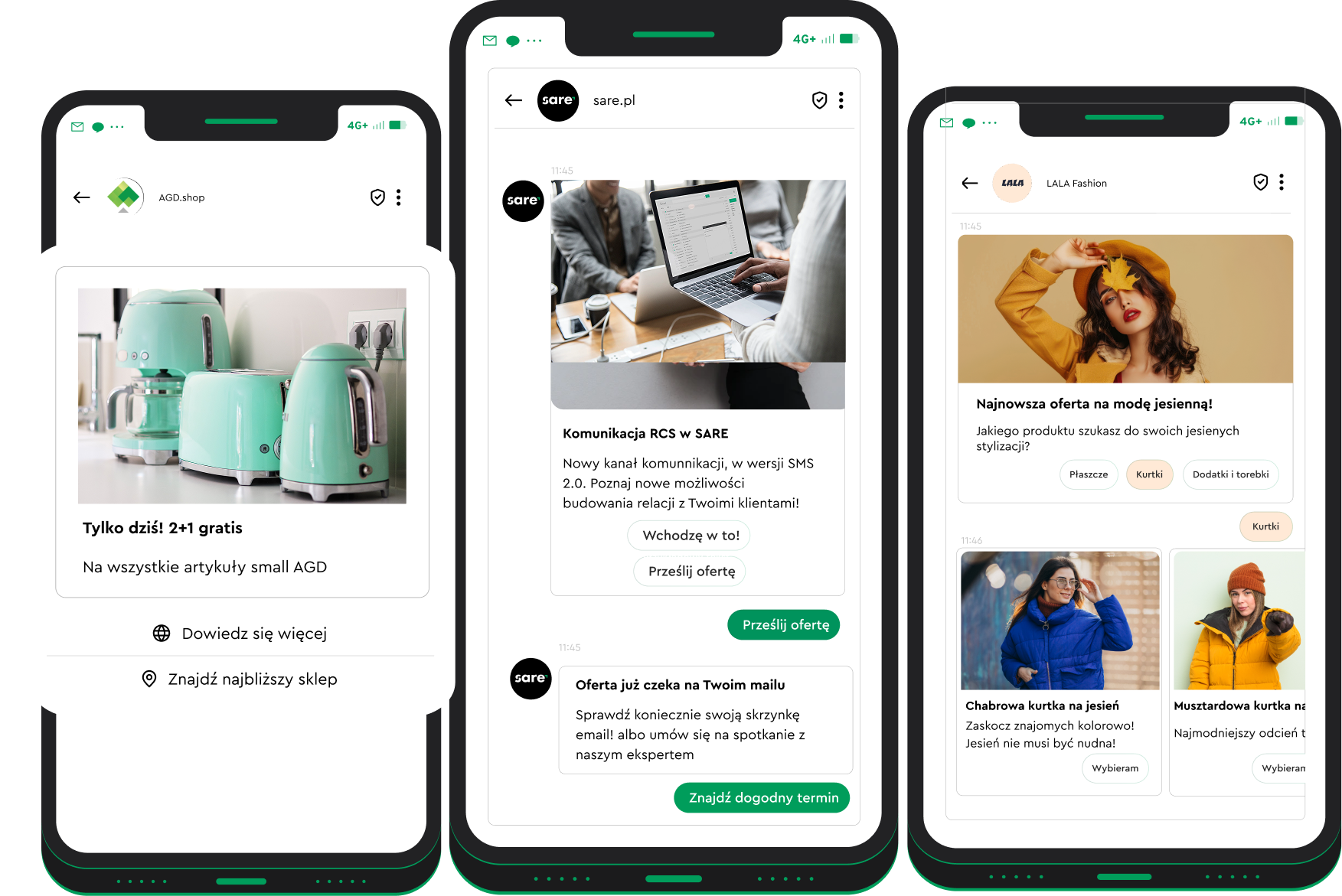 RCS dla biznesu ma różne formaty